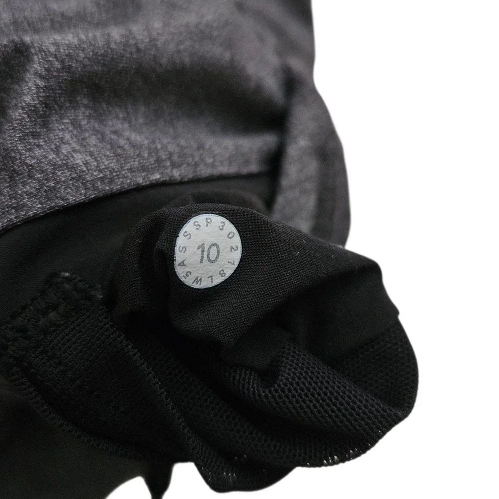 Lululemon On The Fly (Womens Size 10) Gray Jogger Pants Lounge Drawstring W5ASSS
